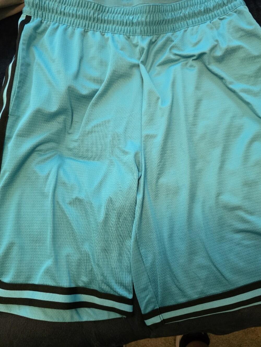 Nike Teal Athletic Shorts with Black Trim NWOT LARGE